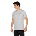 Camiseta Masculina Under Armour Manga Curta Sportstyle Left Chest CINZA CLA/PRETO