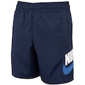 Bermuda Infantil Nike Sportswear Woven HBR AZUL ESCURO