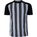 Camiseta Masculina Adams Manga Curta Futebol Dry PRETO/BRANCO