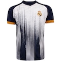 Camiseta do Real Madrid Masculina Dry Fit BRANCO/MARINHO/VERME