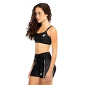 Top Dupla Face Asics Kumadori Feminino PRETO/CINZA