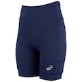 Bermuda ASICS Run Science 5 Bolsos Feminina AZUL ESCURO