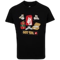 Camiseta Juvenil Nike Manga Curta Sportswear Boxy Got PRETO