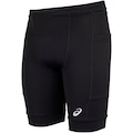 Bermuda ASICS Run Science 5 Bolsos Masculina PRETO