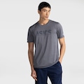 Camiseta ASICS Manga Curta Fugi - Masculina AZUL ESCURO