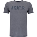 Camiseta ASICS Manga Curta Fugi - Masculina AZUL ESCURO