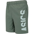 Bermuda ASICS Plano Infantil VERDE ESCURO