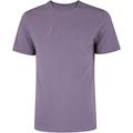 Camiseta Masculina ASICS Manga Curta Algodão Misto ROXO