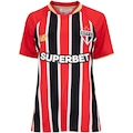 Camisa do São Paulo II 25 New Balance Feminina Torcedora BRANCO/VERMELHO
