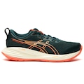 Tênis ASICS Gel-Cumulus 27 Masculino VERDE ESC/LARANJA
