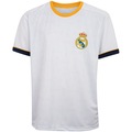 Camiseta do Real Madrid Braziline Juvenil Coroa BRANCO