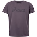 Camiseta Infantil ASICS Manga Curta Performance ROXO