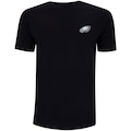 Camiseta do Philadelphia Eagles NFL Masculina Basic Time PRETO