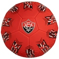 Bola de Futebol de Campo do Vitória-BA Sportcom Estádio 22 PRETO/VERMELHO