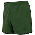 Bermuda Masculina New Balance Sport Essentials 2IN1 5 VERDE