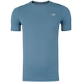 Camiseta Masculina New Balance Manga Curta Sport Essentials AZUL