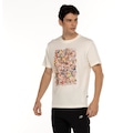 Camiseta Masculina New Balance Manga Curta Athletics Prep Rally OFF WHITE