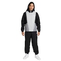 Conjunto de Agasalho Nike Club Woven TrackSuit PRETO/CINZA CLARO