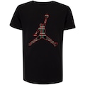 Camiseta Infantil Nike Jordan Manga Curta Jumpman Pld Prnt PRETO