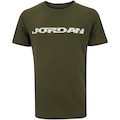 Camiseta Infantil Nike Jordan Manga Curta Mvp Fast VERDE ESCURO