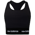 Top Fitness com Bojo Removível New Balance Média Sustentação Sport Essentials Active PRETO