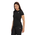 Camiseta Feminina New Balance Manga Curta Sport Essentials PRETO