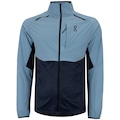 Jaqueta Corta-Vento Feminina On Running Chambray AZUL CLA/AZUL ESC