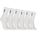 Kit de Meias Cano Longo On Running Logo Sock High 3 Pares BRANCO