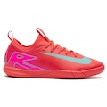 Chuteira Futsal Infantil Nike Zoom Mercurial Vapor 16 Academy ROSA/VERDE CLA