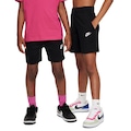 Bermuda Infantil Nike Club Knit 6IN PRETO
