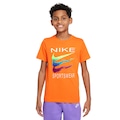 Camiseta Infantil Nike Manga Curta Sportswear Brandmar LARANJA