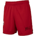 Bermuda do Chicago Bulls Nike Masculina Openhole MSH VERMELHO