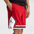 Bermuda Jordan Nike Masculina Dri-fit Sport Diamond VERMELHO/PRETO