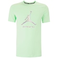 Camiseta Masculina Nike Jordan Manga Curta Sport Dri-Fit GFX VERDE/BRANCO