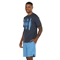 Camiseta Masculina Nike Manga Curta Dri-Fit UV Hyverse AZUL ESCURO