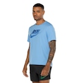 Camiseta Masculina Nike Manga Curta Run Energy MI AZUL