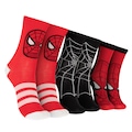 Kit de Meias adidas x Disney Marvel Cano Médio Infantil 3 pares VERMELHO/PRETO