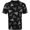 Camiseta Infantil adidas Manga Curta Essentials Logo PRETO