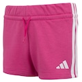 Bermuda Infantil adidas 3 Stripes ROSA ESC/BRANCO