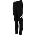 Calça Legging Infantil adidas Big Logo BRANCO/PRETO