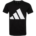 Camiseta Infantil adidas Manga Curta Big Logo BRANCO/PRETO