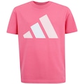 Camiseta Infantil adidas Big Logo ROSA/ROSA CLA