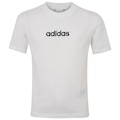 Camiseta Infantil adidas Logo Linear BRANCO/PRETO