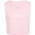 Top adidas Regata Linear Juvenil ROSA CLA/BRANCO