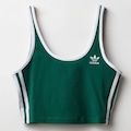 Top adidas Originals Adicolor 3 Listras VERDE ESCURO