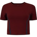 Camiseta Feminina Nike One Dri-Fit Fitted VINHO