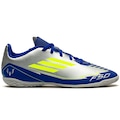 Chuteira Futsal Infantil adidas F50 Club Messi BRANCO/CINZA CLARO