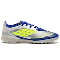 Chuteira Society Infantil adidas F50 League Messi BRANCO/CINZA CLARO