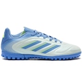 Chuteira Society Infantil adidas Copa Pure III Club AZUL/PRATA