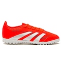 Chuteira Society Infantil adidas Predator Club VERMELHO